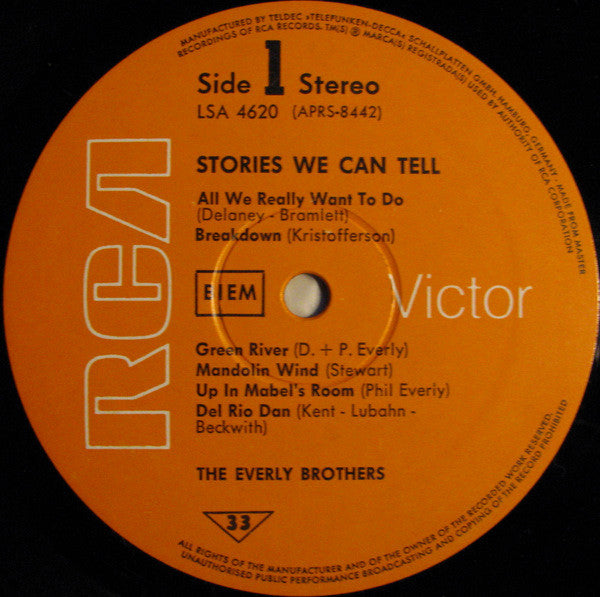 Everly Brothers : Stories We Can Tell (LP, Album)