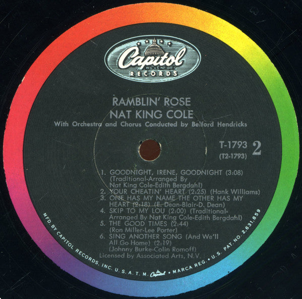 Nat King Cole : Ramblin' Rose (LP, Album, Mono, Scr)