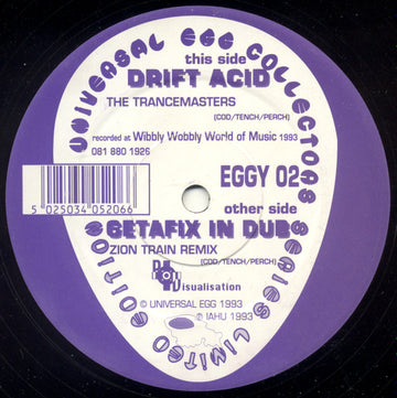 Trancemasters / Zion Train : Drift Acid / Getafix In Dub (12", Ltd)