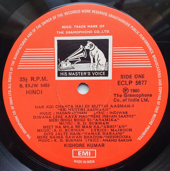 Kishore Kumar : Memories That Linger (LP)