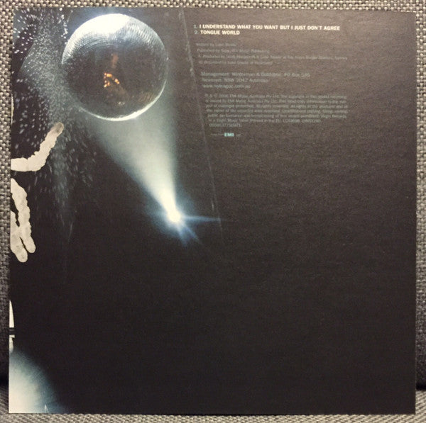The Sleepy Jackson : I Understand What You Want But I Just Don't Agree (7", Single, Ltd, Blu)