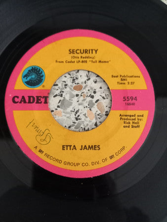 Etta James : Security / I'm Gonna Take What He's Got (7")