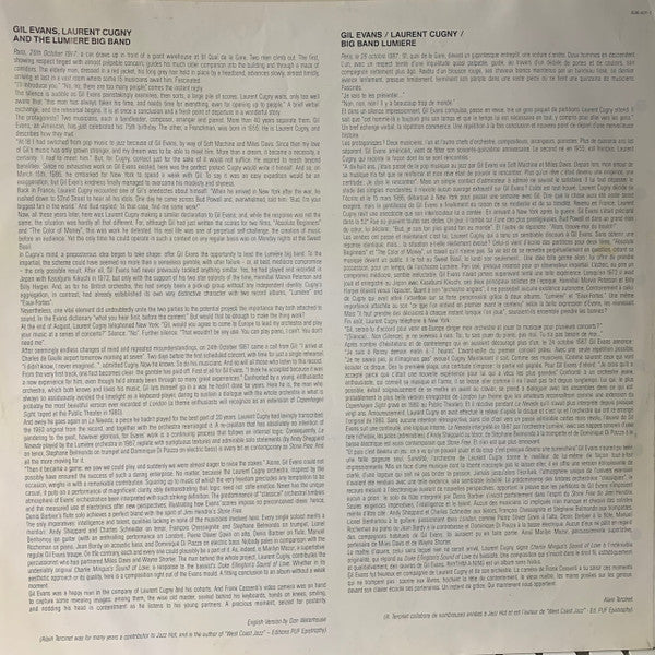Gil Evans / Laurent Cugny / Big Band Lumière : Rhythm A Ning (LP, Album)