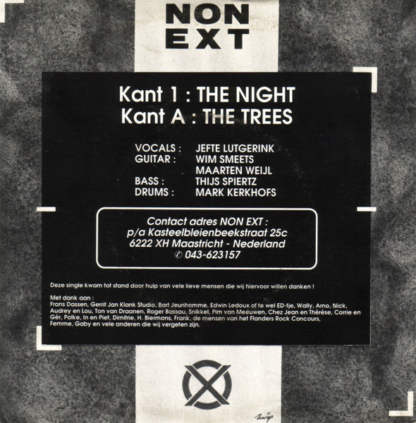 NON EXT : The Night / The Trees (7", Single)