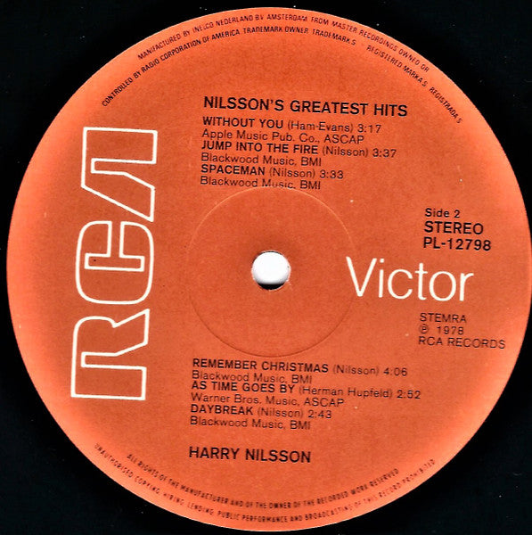 Nilsson* : Greatest Hits (LP, Comp)