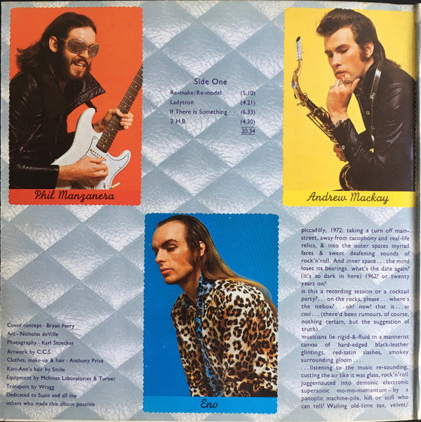Roxy Music : Roxy Music (LP, Album, Gat)