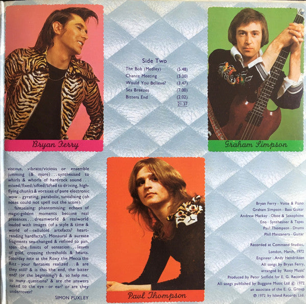 Roxy Music : Roxy Music (LP, Album, Gat)