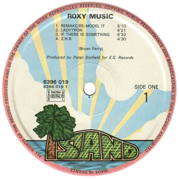 Roxy Music : Roxy Music (LP, Album, Gat)