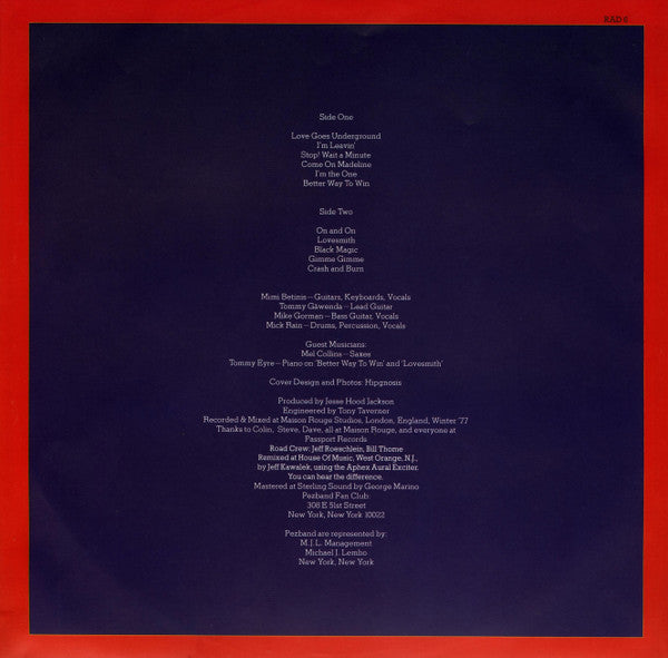 Pezband : Laughing In The Dark (LP, Album)