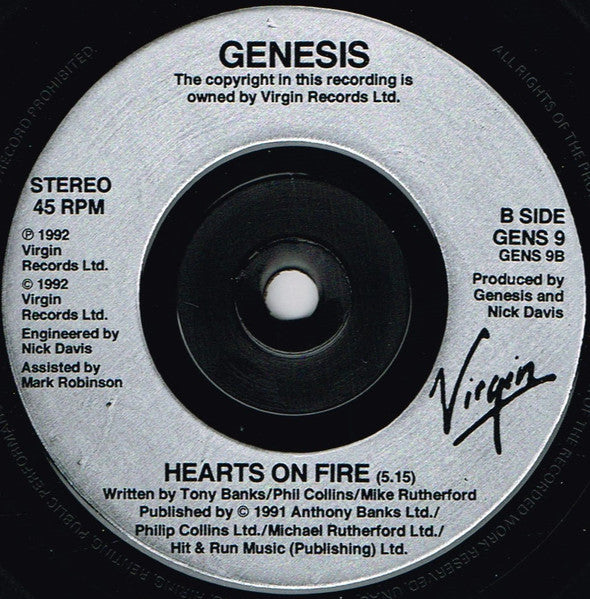 Genesis : Jesus He Knows Me (7", Single)