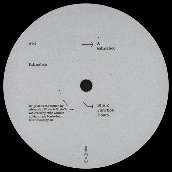 Alsi (2) : Ritmatico (12", EP)