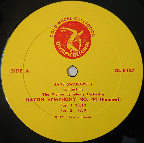Haydn*, Hans Swarowsky, The Vienna Symphony Orchestra* : Symphony No.44; Italian Overture; Trumpet Concerto (LP, Album)