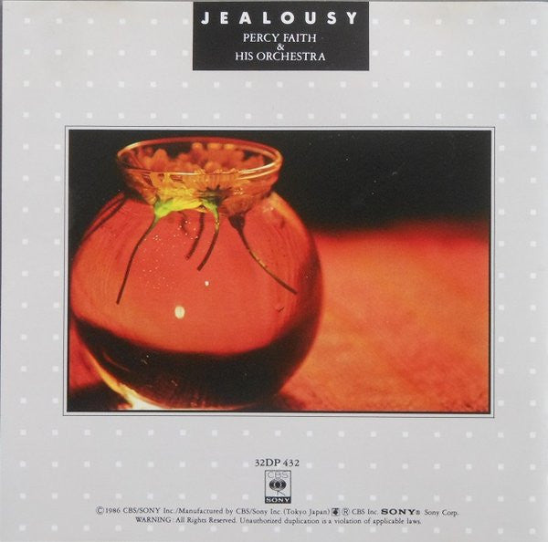 Percy Faith & His Orchestra : Jealousy (CD, Album, RE)