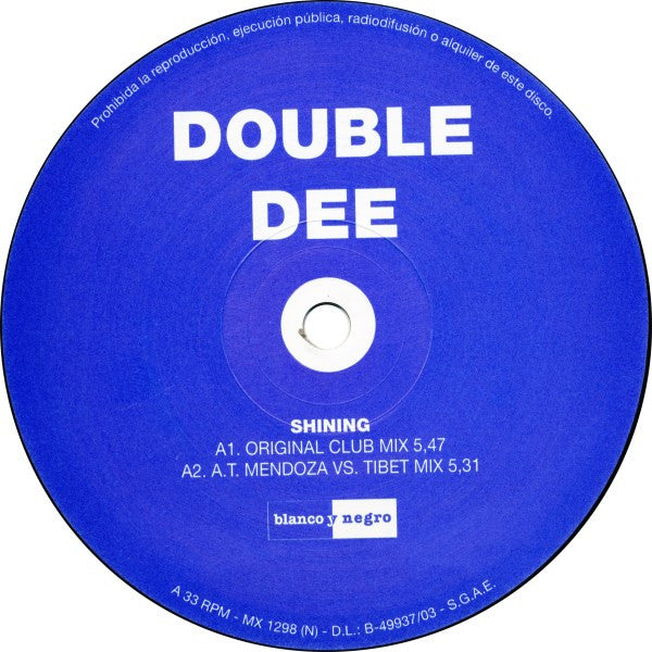 Double Dee : Shining (12")