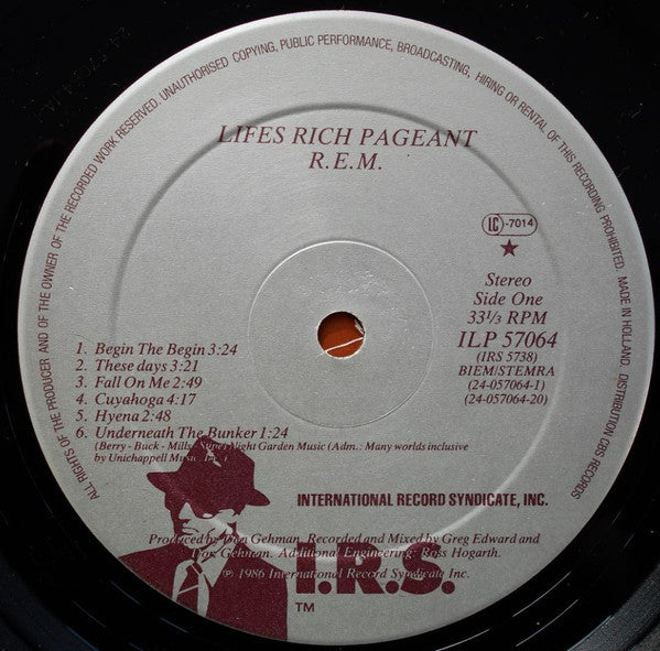 R.E.M. : Lifes Rich Pageant (LP, Album)