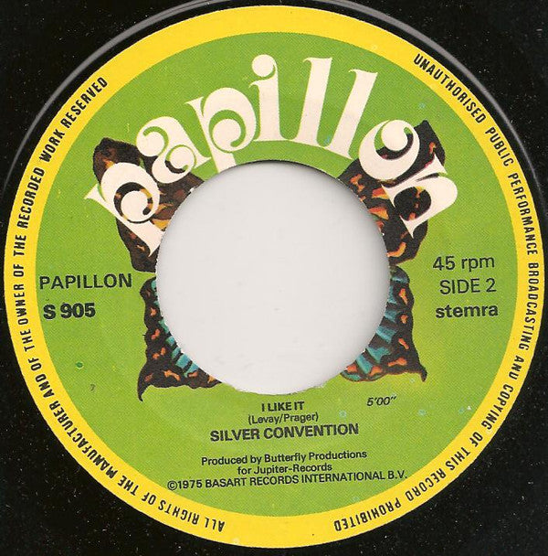 Silver Convention : Always Another Girl / I Like It (7", Single)