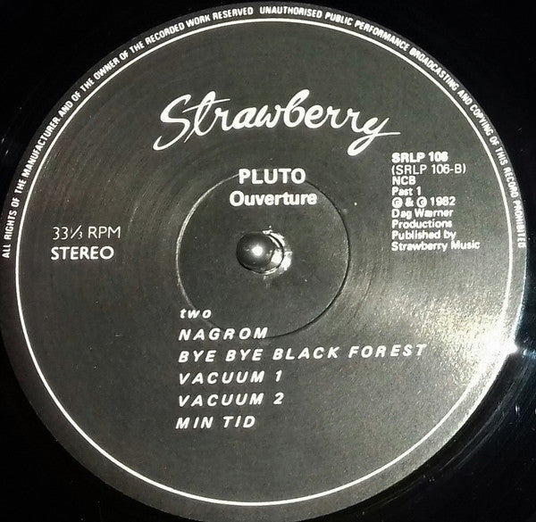 Pluto (19) : Ouverture (LP, Album)