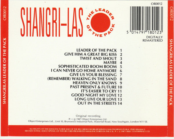The Shangri-Las : The Leader Of The Pack (CD, Comp, RM)