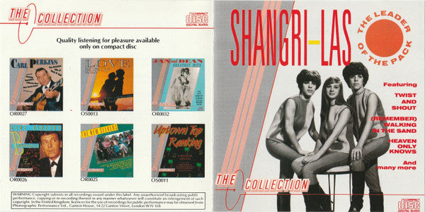 The Shangri-Las : The Leader Of The Pack (CD, Comp, RM)