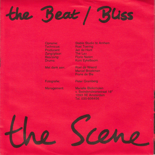 The Scene (2) : The Beat / Bliss (7", Single)