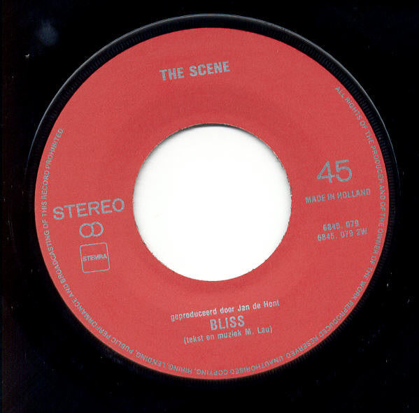 The Scene (2) : The Beat / Bliss (7", Single)
