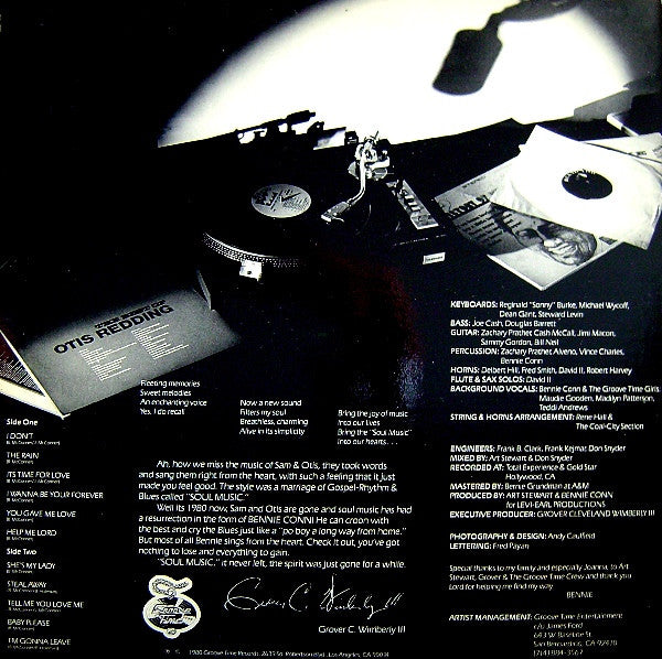 Bennie Conn : Soul Music (LP, Album)