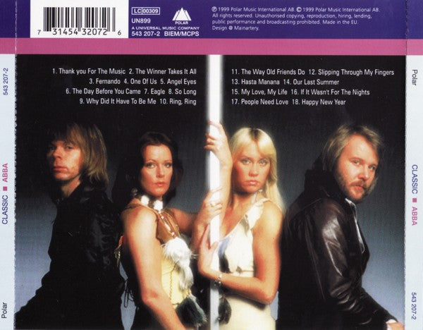 ABBA : Classic ABBA (CD, Comp)