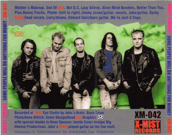 Ankry Simons : Some People Will Do Anything For Money (CD)