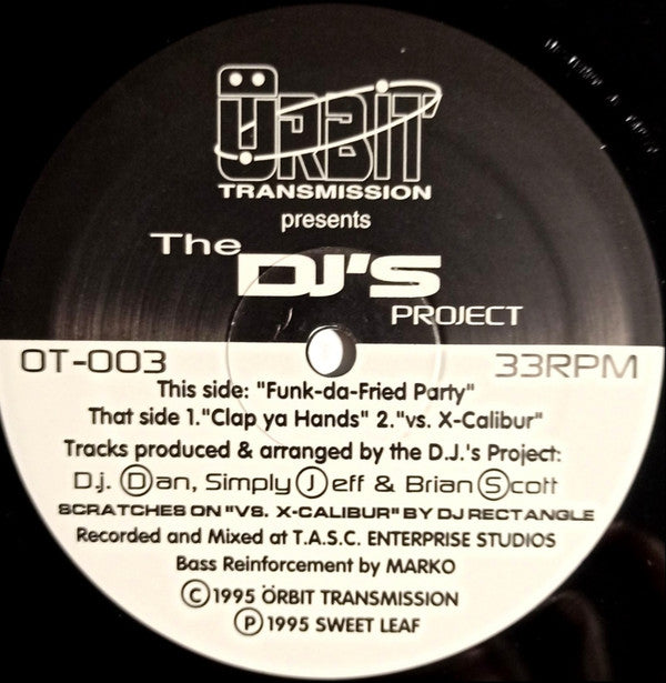 The DJ's Project : Funk-da-Fried Party (12")