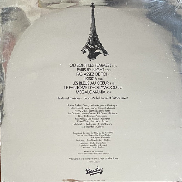 Patrick Juvet : Paris By Night (LP, Album)