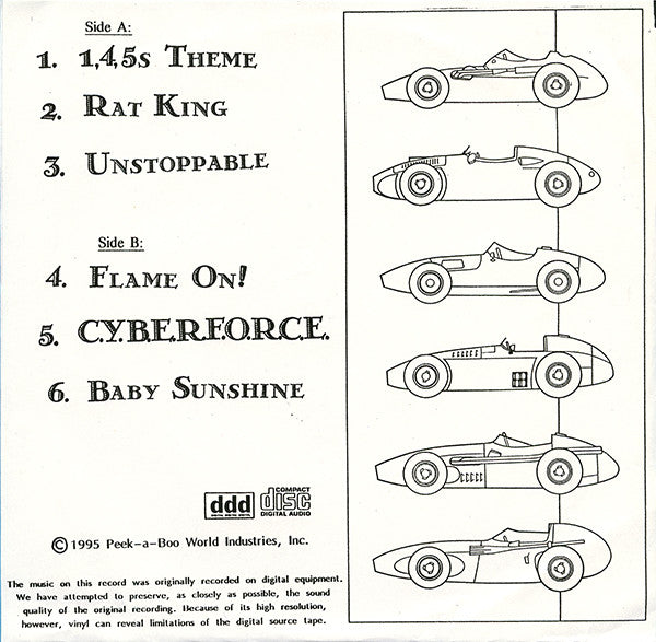 The 1-4-5s : Unsafe At 45 R.P.M. ! (7", EP)