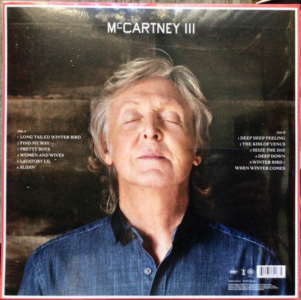 Paul McCartney : McCartney III  (LP, Album, Ltd, Red)