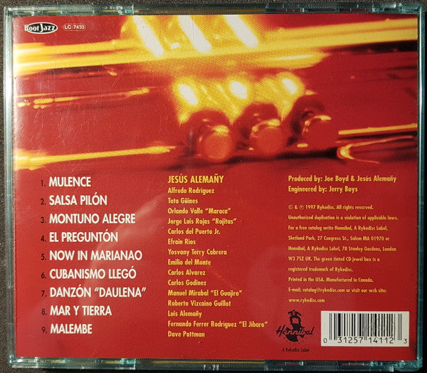 ¡Cubanismo! Starring Jesús Alemañy : Malembe (CD, Album)