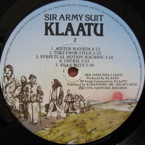 Klaatu : Sir Army Suit (LP, Album)