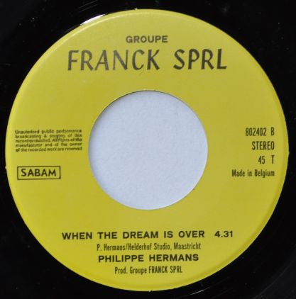 Philippe Hermans : You Got To Give (7")