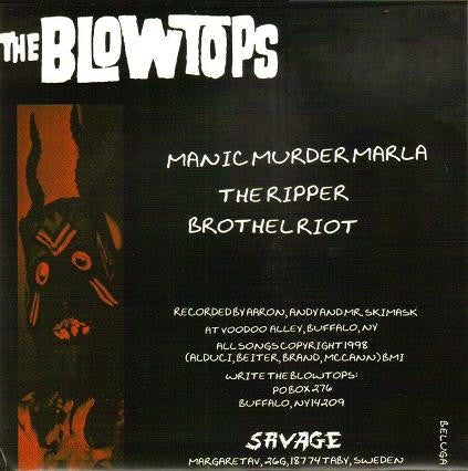 The Blowtops : Manic Murder Marla (7")