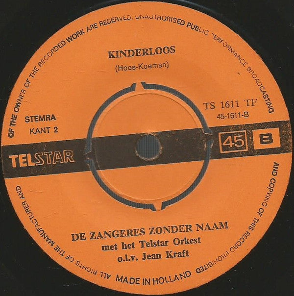 De Zangeres Zonder Naam* : Het Soldaatje (De Vier Raadsels) (7", Single)
