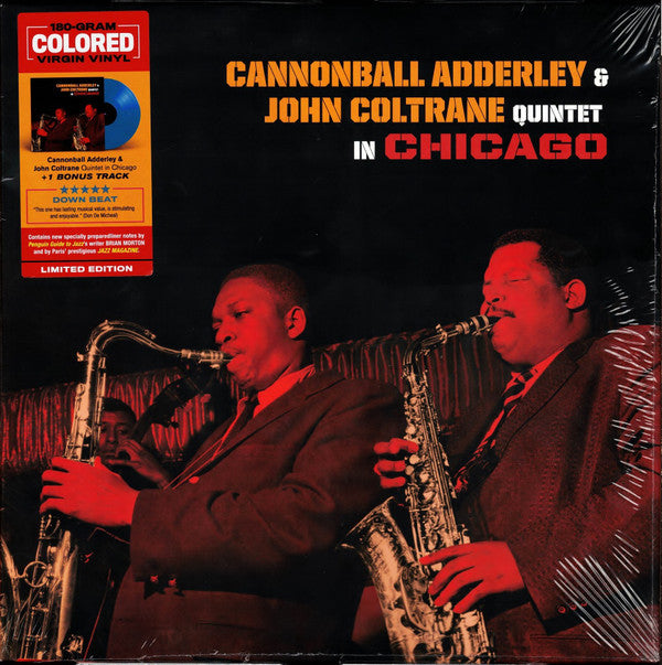 Cannonball Adderley, John Coltrane : Quintet In Chicago (LP, Album, Ltd, RE, Blu)