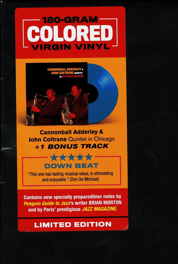 Cannonball Adderley, John Coltrane : Quintet In Chicago (LP, Album, Ltd, RE, Blu)