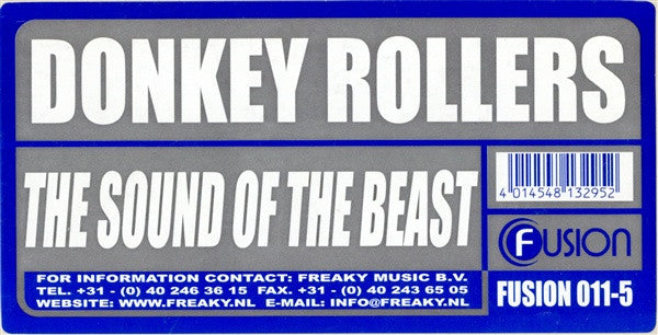 Donkey Rollers : The Sound Of The Beast (12")