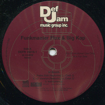 Funkmaster Flex & Big Kap : Ill Bomb (12", Promo)