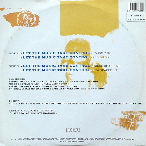 JM Silk* : Let The Music Take Control (12", Single)