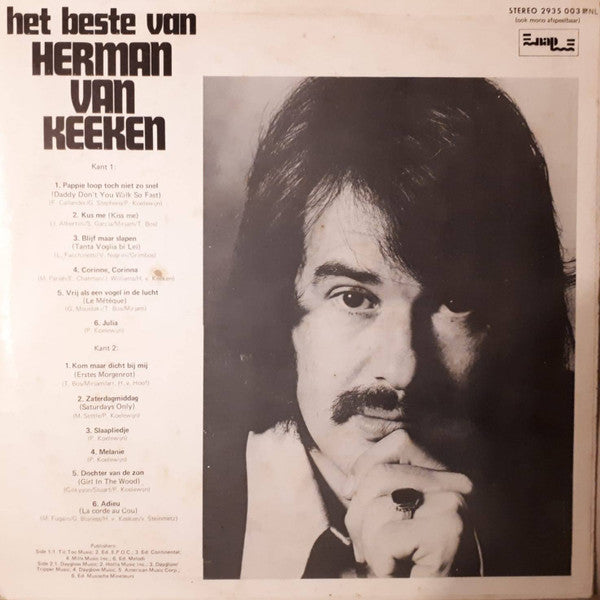 Herman van Keeken : Het Beste Van Herman van Keeken (LP, Comp)
