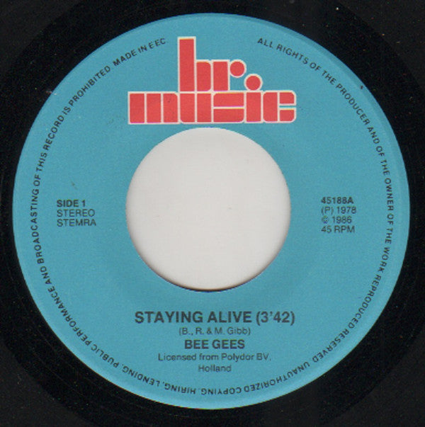 Bee Gees : Staying Alive / Night Fever (7")