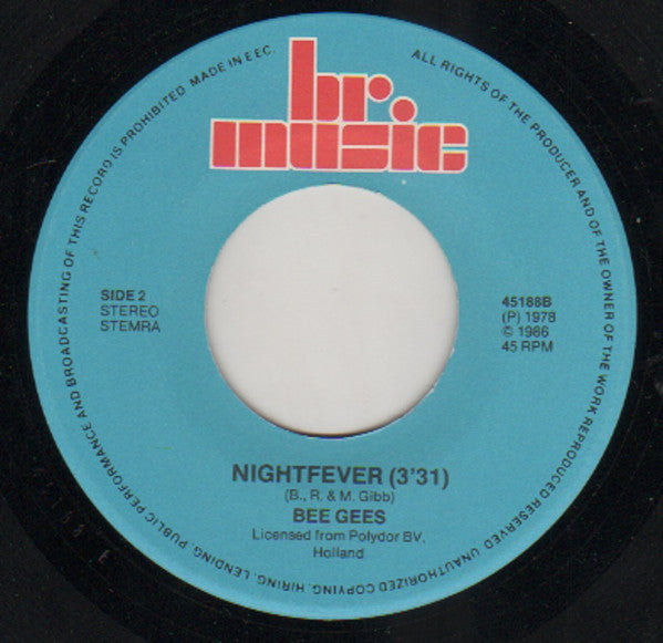 Bee Gees : Staying Alive / Night Fever (7")