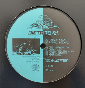 Dj Aquatraxx : Virtual Sci-Fi (12")