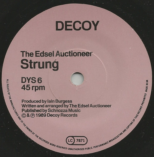 The Edsel Auctioneer : Our New Skin / Strung (7", Single)