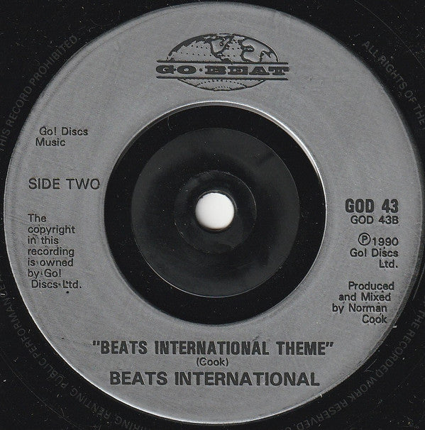 Beats International : Won't Talk About It (7", Single, Sil)