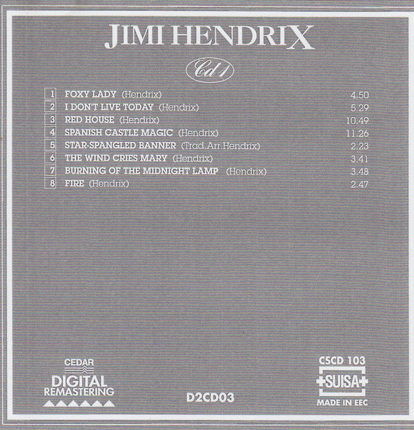 Jimi Hendrix : The Jimi Hendrix Gold Collection (2xCD, Comp, RM)