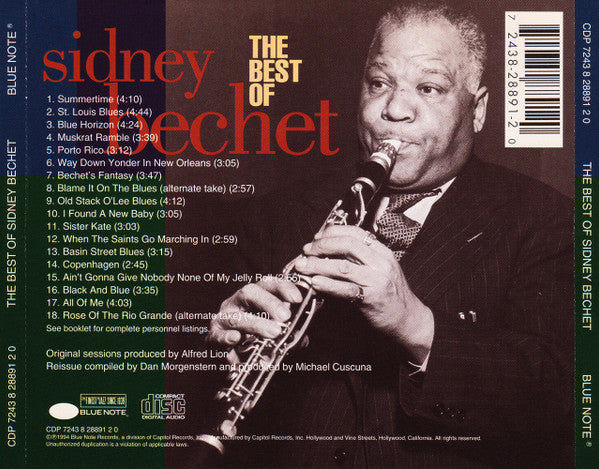 Sidney Bechet : The Best Of Sidney Bechet (CD, Comp)